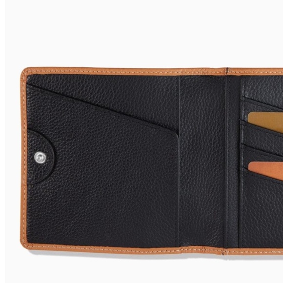 BRIGHTON FERRARA Ritorno Med Folio Medallion Leather Wallet Naturelle AUTHENTIC - Picture 6 of 6
